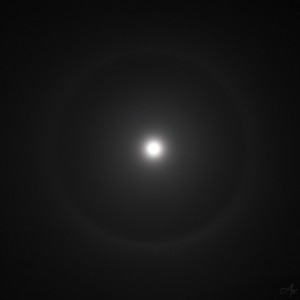 A 22 Deg Moon Halo