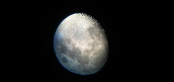10th of Muharram Moon captured using Meade 5" reflector telescope and Samsung Galaxy S