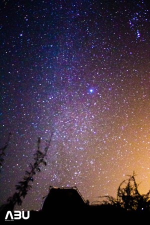 Milky way and light-pollution