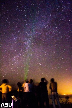 Pakistani Astronomers under dark sky