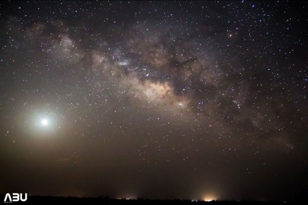 Milky Way and the blazing Venus