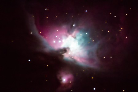 Orion Nebula (m42) at 1000mm focal length