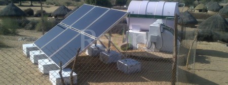 Solar water pump in Thar, Pakistan