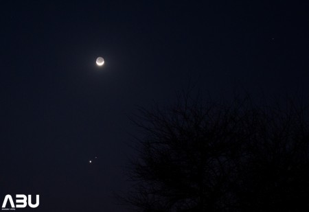 Moon, Venus and Mars Conjunction
