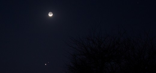 Moon, Venus and Mars Conjunction