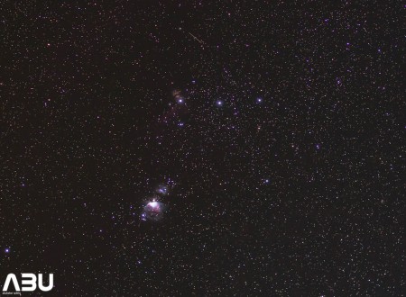 Orion's Belt and Orion's sword