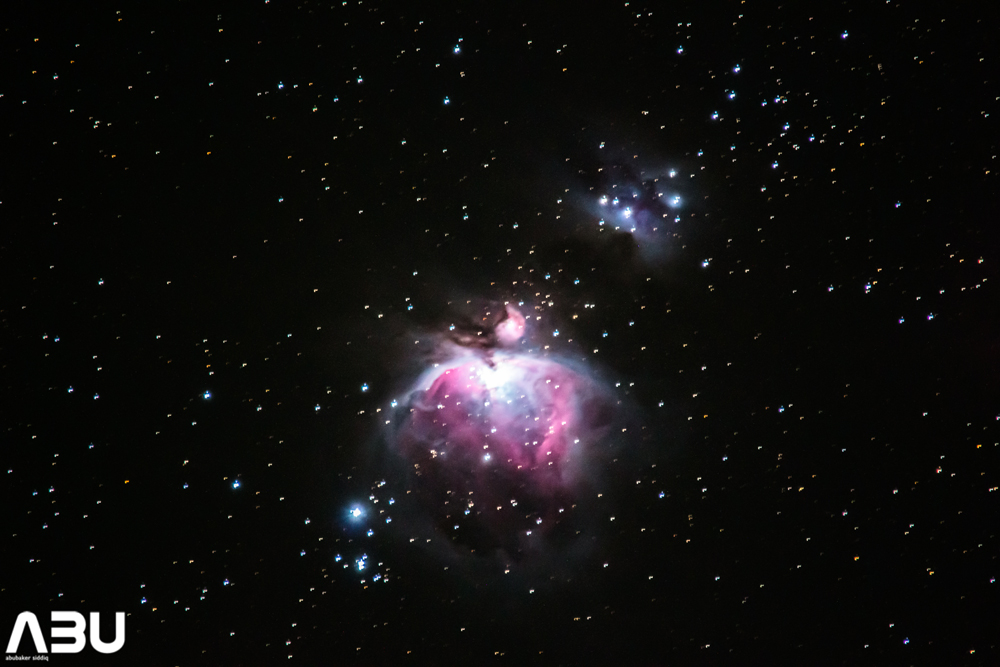 Orion Nebula and Running man nebula
