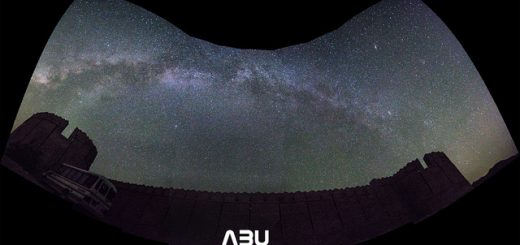 Mirikot Fort, Sindh, with rare sight of Milky Way Sagittarius arm and Perseus arm