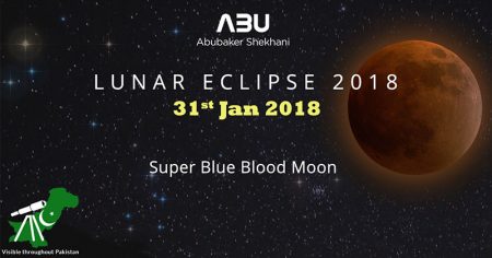 Total Lunar Eclipse 2018 in Pakistan
