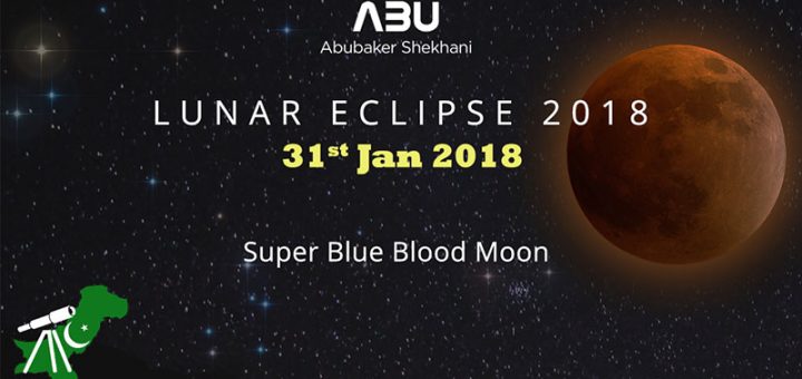 Total Lunar Eclipse 2018 in Pakistan